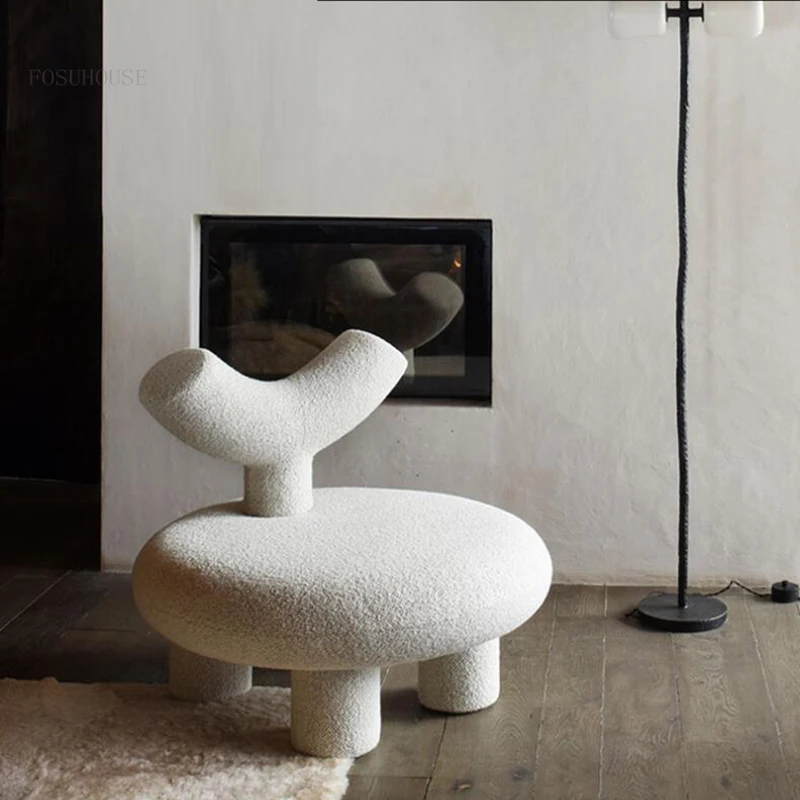 Living Room Home Furniture Single Sofas Modern Simple Hotel Tatami Bedroom Leisure Chair Clothing Store Balcony Backrest Chairs