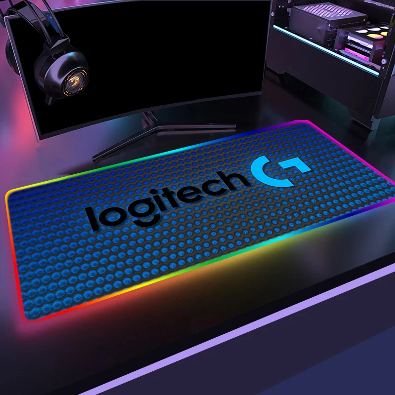 Logitech большой цветная (RGB) Мышь Pad Xl игровой pad светодиодный МОЗ площадку геймера
