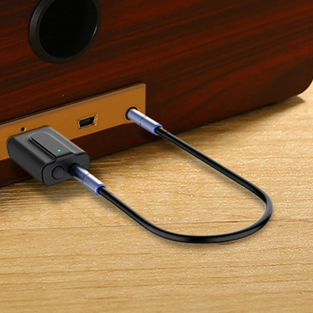 Мини 2 в 1 5,0 Bluetooth аудио приемник передатчик 3,5 мм AUX для автомобиля ТВ ПК приемник передатчик