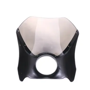 

Smoke Windshield Guard Front Headlight Fairing For Universal Harley Dyna Glide