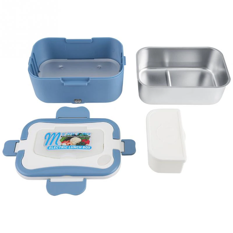 US $29.91 Electric Heating Lunch Box 12v 24v Car Stainless Steel Bento Box Japanese Thermal Warmer Food Heater Container Meal Prep Set