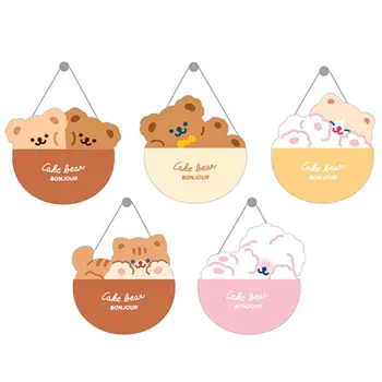

Cute Fashion Bear Wall Hanging Storage Bag Cat Rabbit Cartoon Coin Purse Pocket Home Decoration Bags