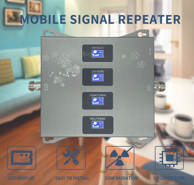 GSM Signal Booster  2G 3G 4G 800 850 900 1800 2100