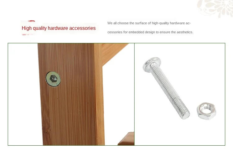 Bamboo Wooden 4 Layer Flower Stand Plant Pot Stand Flower Shelf