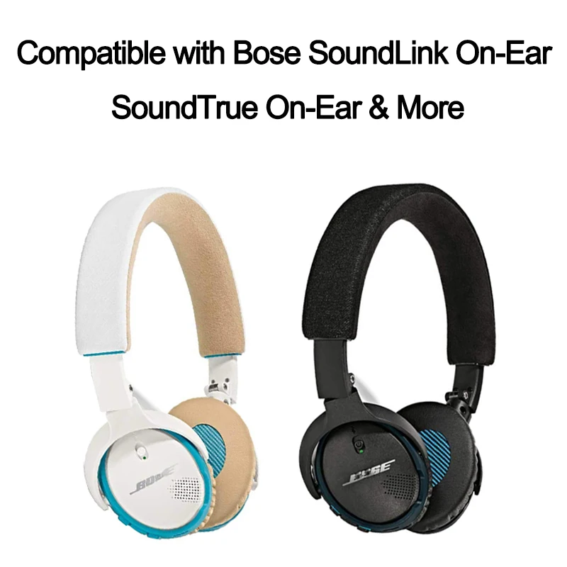 

Replacement Ear Pads Cushions Cover Earpads Head Beam Protector for Bose SoundLink/ SoundTrue On-Ear Style Headphones