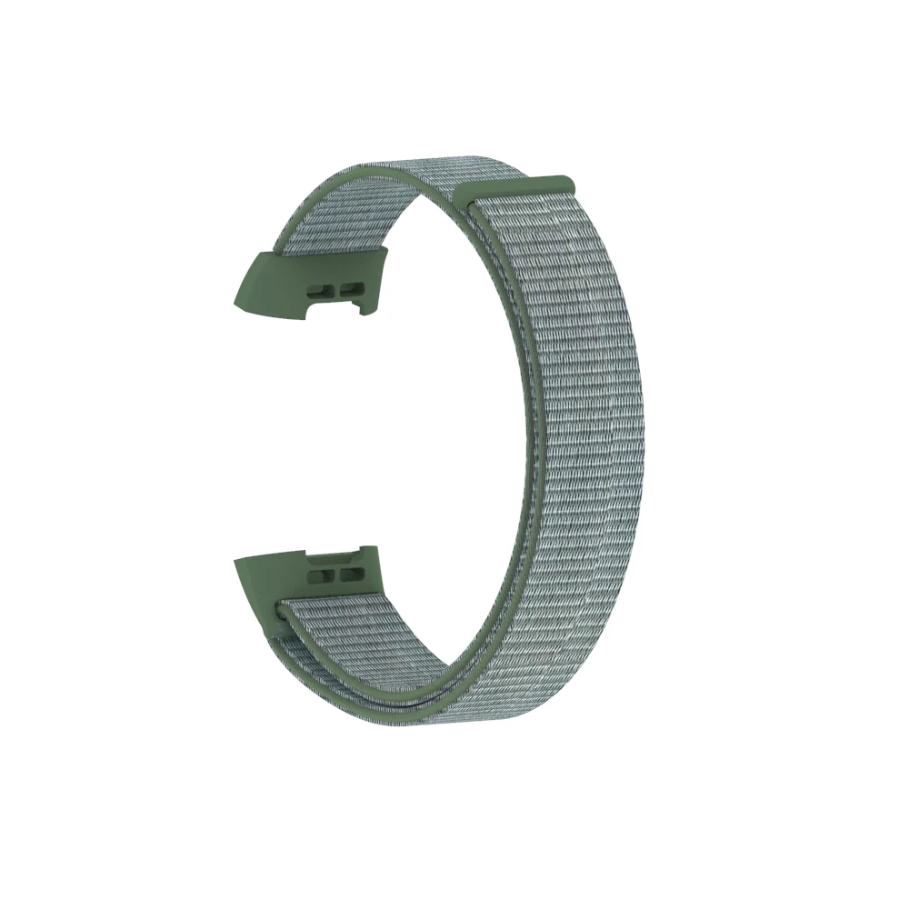 Dark Olive Спортивный нейлоновый ремешок на запястье для Fitbit Charge 3, мягкие тканые аксессуары для часов, сменный Браслет для Fitbit Charge 3 SE - Цвет ремешка: Dark Olive