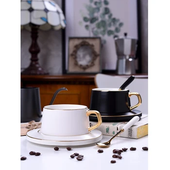

Top grade Bone China coffee cup British Teatime Afternoon tea cups and saucers porcelain tea set Ceramic water cup Drinking