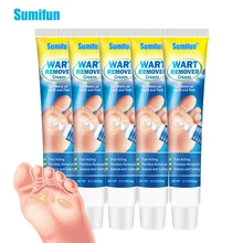 

5pcs Sumifun Warts Remover Antibacterial Ointment Finger Face Body Skin Tag Remover Herbal Extract Foot Corn Plaster Skin Care