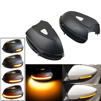 

2pcs Dynamic Indicator Blinker LED Turn Signal Light For Volkswagen VW Scirocco MK3 Passat B7 CC EOS Beetle 2011 2012 2014