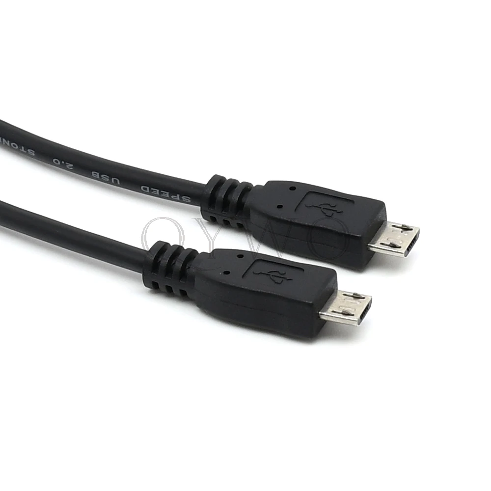 1 м Micro USB кабель micro USB Мужской к Micro Мужской кабель для передачи данных для мобильного телефона и планшета