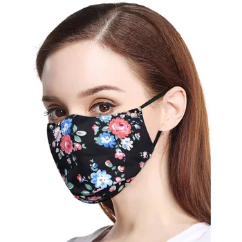 

Mouth Face Cover Cotton Dustproof Facemask Filter Reusable And Washable Protection Mouth Face Cover Cloth Shields Mascarillas