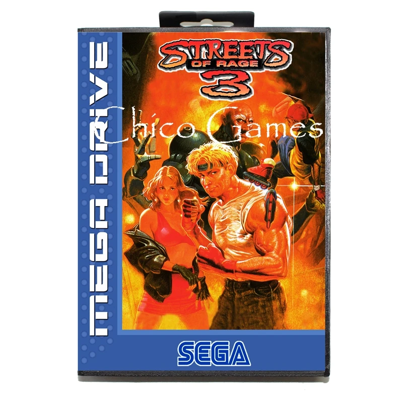 Sega MD игры карты-улицы яжи 3 для sega megadrive Видео игровой консоли 16 бит карты |