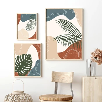 

Wall Art Modular Canvas Minimalist Abstract Gallery Boho Pictures Home Decor Painting Prints Poster Living Room Cuadros No Frame