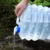Складная Походная бутылка для воды, многофункциональный телескопический контейнер для питьевой воды, объем 5L-15L