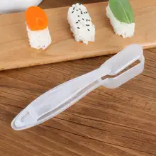 DIY ryż i warzywa rolki formy klopsów Maker Sushi Onigiri narzędzie kuchenne gadżety klasy tworzywo PP żywności naciśnij Bento akcesoria tanie tanio CN (pochodzenie) CE UE Sushi mould Ekologiczne Z tworzywa sztucznego Foremki do sushi 16*2 8cm rice ball mold