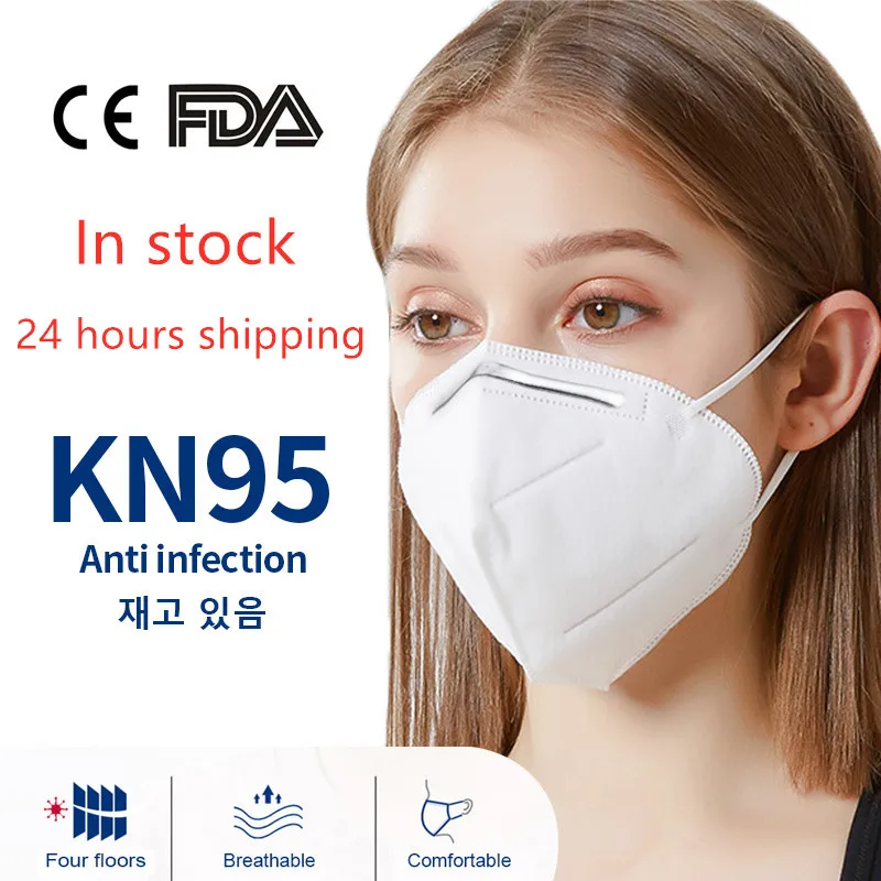 

Masks Disposable KN95 Mask FFP2 Protective Mask Safety Masks 99% Filtration for Dust Particulate Pollution N95 Protection