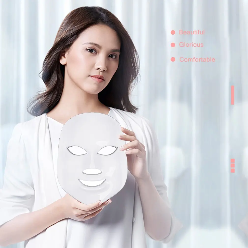 Оборудование для красоты Led Photon Home beauty Mask инструмент семь цветов фотонное омоложение инструмент для зарядки спектрометр