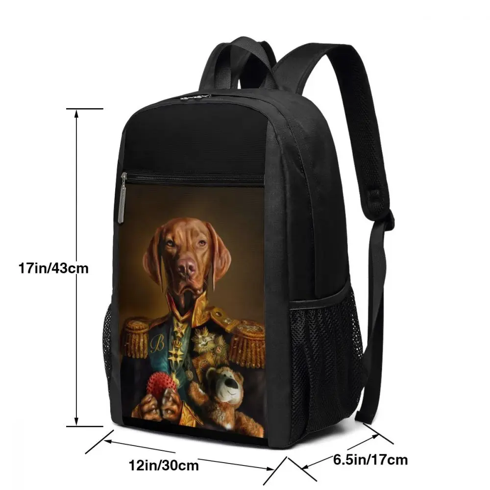 Собака vizsla рюкзак собака vizsla рюкзаки Для мужчин туфли на высоком каблуке с вырезом «Для женщин Мульти Функция сумка Мода для подростков с печатью, дорожные сумки