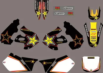 

3M high quality sticker decal RM125 250 Free Custom Number name logo DECALS STICKERS For Suzuki RM125 RM250 RM 125 250 1999 2000