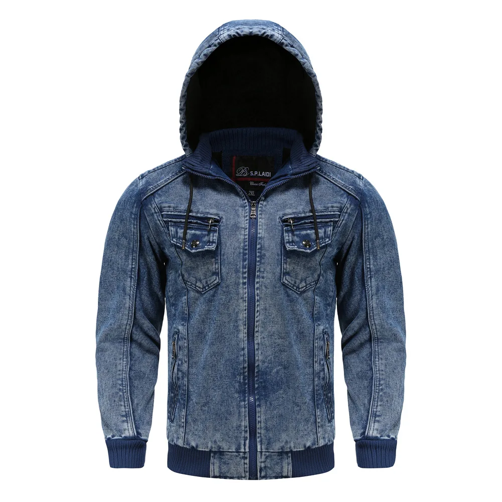 Hoodie Amazon Denim Jacket Men Men's Winter Denim Jackets 2024