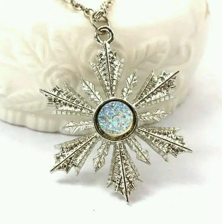 

ONce Upon a Time / Frozen Anna's snowflake Necklace