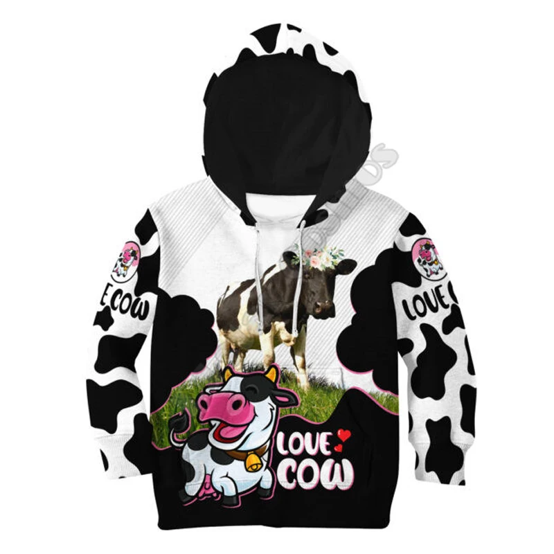 

Dairy cattle 3d printed Hoodies family suit tshirt zipper Pullover Kids Suit Sweatshirt Tracksuit 02