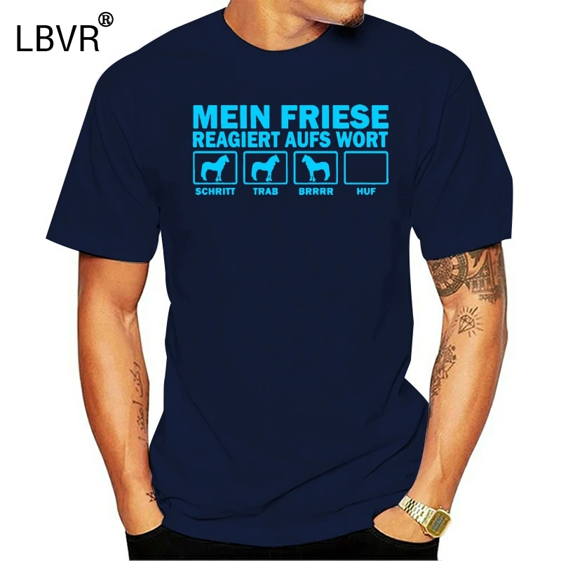 THAWP футболка Pferd Pferde Mein FRIESE reagiert aufs Wort fun Siviwonder | Мужская одежда
