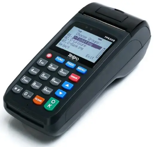 POS портативный термопринтер WIFI bluetooth Сенсорный экран IOS Android usb терминал GPRS 58 мм