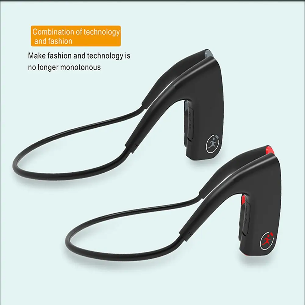 Bluetooth-наушники с костной проводимостью, спортивные наушники с защитой от пота, шумоподавление, гарнитура с микрофоном