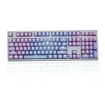 

2020 New 1 Set Replaceable PBT Keycaps 87 104 108 Transparent Lettering Keys Double Shot