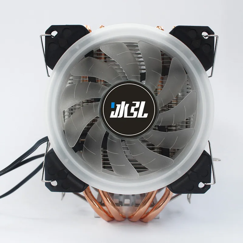 Tubo de Cobre Ventilador de Refrigeração Bing Hong Duplo Torre Cpu Cooler Lga 775 1155 1366 2011 X79 X99 Amd3 Am4 Universal pc Silencioso Rgb Pwm 4 - Imagem 2