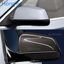 Для BMW 5 серии E60 LCI 2008 2009 2010 100% Настоящее карбоновое волокно зеркало заднего вида крышки боковое зеркало шапки Автомобиль Стайлинг