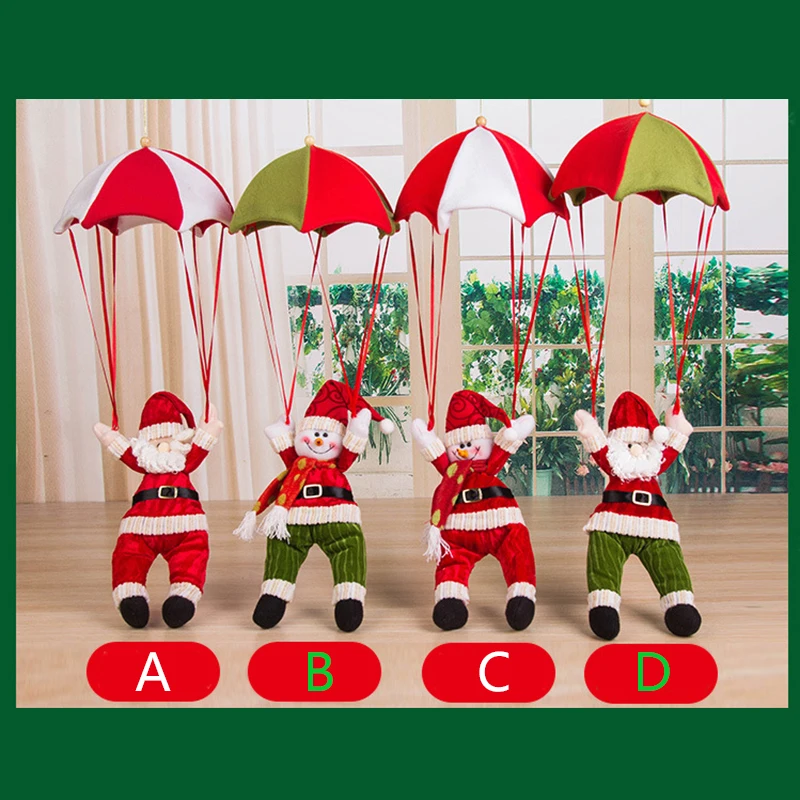 Christmas Home Ceiling Decorations Santa Claus Snowman Tree Hanging Decoration 