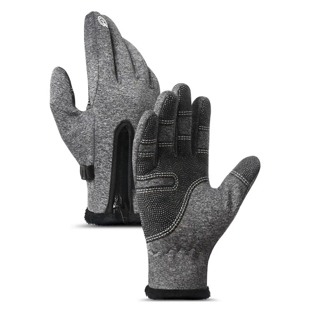 Зимние велосипедные перчатки с сенсорным экраном MTB велосипедные перчатки спортивные противоударные полный палец теплые зимние велосипедные перчатки для мужчин и женщин