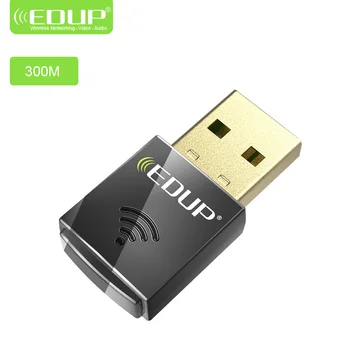 

EDUP mini wifi USB adapter 300mbps high quality 802.11n wifi receiver wireless usb ethernet adapter network card for PC Laptop