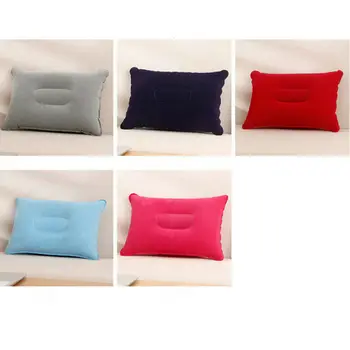 

2019 brand new solid color soft Outdoor Travel Air cushion Beach Inflatable Cushion Camping Car Head Rest Hiking