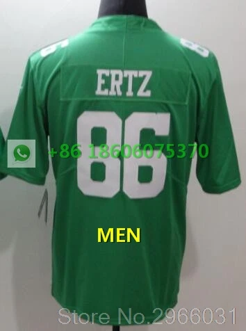 A+++ Качественная мужская майка для взрослых 86 Zach Ertz 91 fletcher cox 11 carson wentz 9 Nick Foles Philadelphia - Цвет: For men