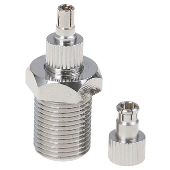 

Copper F Female To TS9 & CRC9 Male Plug Coaxial Adapter RF Connector Nickel Plated