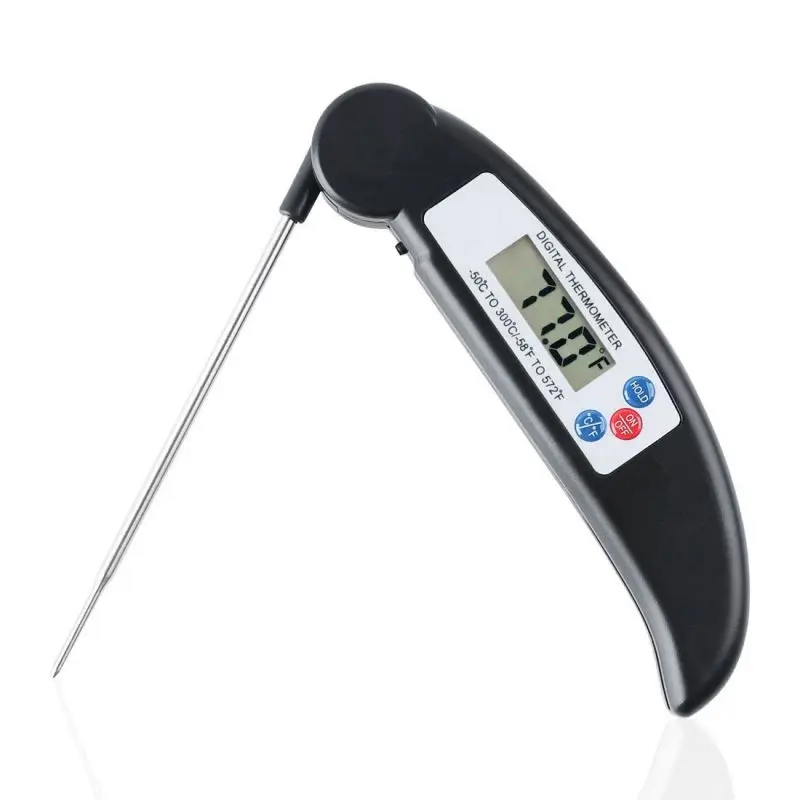 

Folding Probe BBQ Food Thermometer Digital LCD Display Temperature Senors Kitchen Oven Thermometer Tools