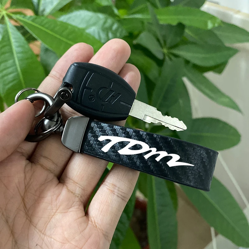 

High-end Motorcycle Keychain KeyRings Leather Keyring Key Chain Fashion Key Chains for For Yamaha TDM 900 850 Accessories