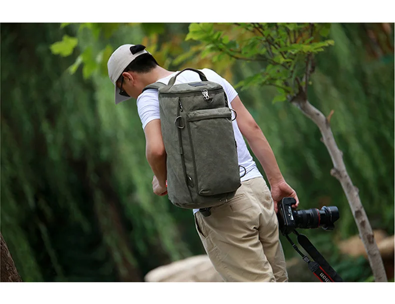 Винтажная мужская дорожная сумка, большая Вместительная дорожная сумка, мужской рюкзак для переноски багажа, сумка для хранения, сумки через плечо для путешествий XA86ZC