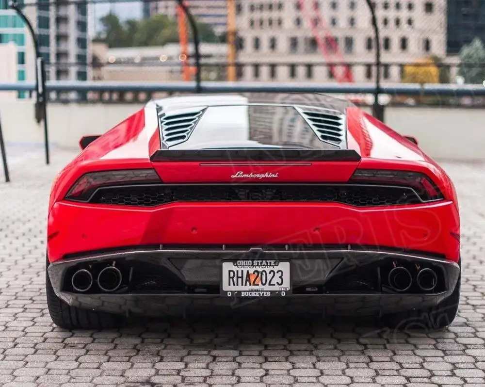 Спойлер заднего крыла из углеродного волокна для Lamborghini Huracan LP580 LP610 Coupe 2 двери 2015