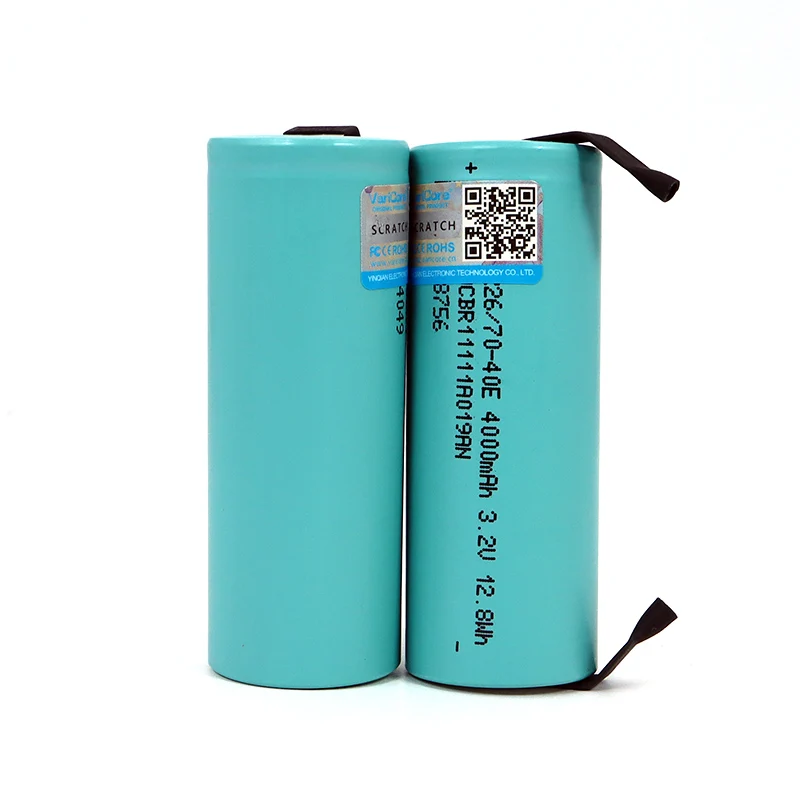 US $3.68 32V 26700 4000mAh LiFePO4 Battery 3C Continuous Discharge High power battery DIY Nickel For Electric car scooter Energy storage