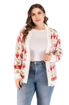 

Sweater Autumn And Winter Women's 2020 New Style Faux Mink Cashmere Net Red Sweater Cardigan Women's Sweater Coat