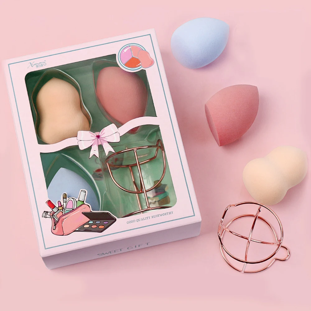 Горячая многоразовый сухой-влажный двойного назначения косметический порошок Puff Q эластичный Красота Макияж яйцо макияж набор Униформа макияж инструменты