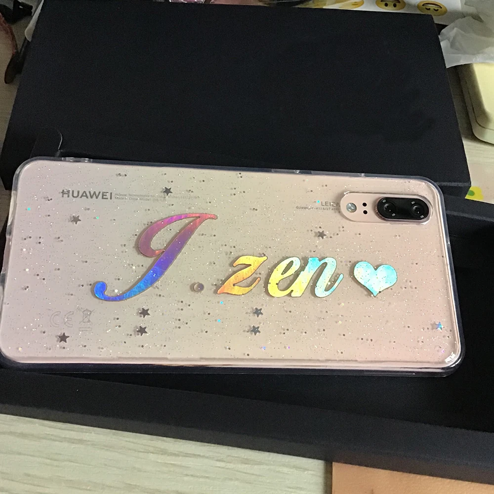 Для iphone 11 pro 7 8 plus XR XS MAX для samsung S8 S9 s10 note 10 индивидуальный уникальный лазер под заказ блестящий чехол для телефона