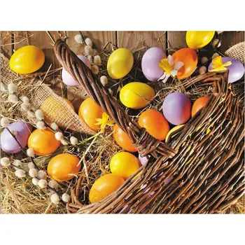 

Easter basket Diamond Painting Cross Stitch Full Square Rhinestones 5D DIY Diamond Embroidery 5D Mosaic paint with picture