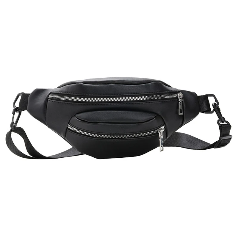 

FGGS-Waist Bags for Women PU Leather Chest Bag Waist Belt Purse Shoulder Crossbody Bag Waist Bags