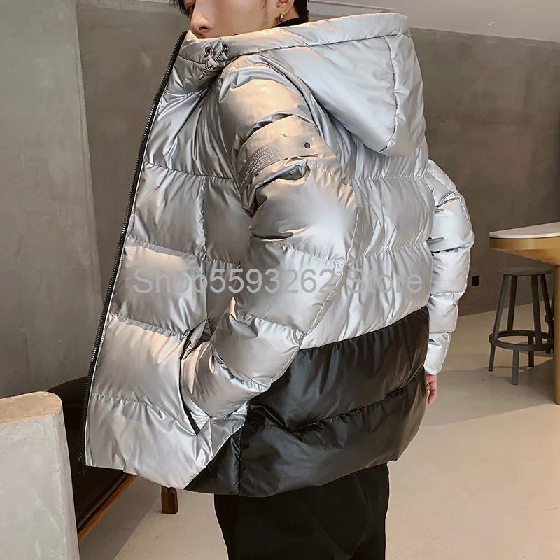 

Cotton men's 2020 Winter handsome short cotton-padded jacket slim trend men's down cotton jacket