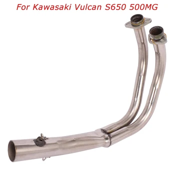For Kawasaki Vulcan S650 500MG Motorcycle Exhaust System Front Link Header Pipe